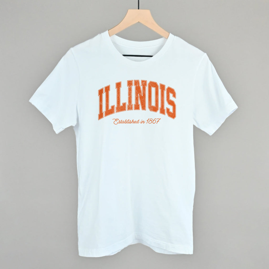 Illinois Varsity Arch T-Shirts, Hoodie, Sweatshirt | RetroVerseTees.com (Image 3)