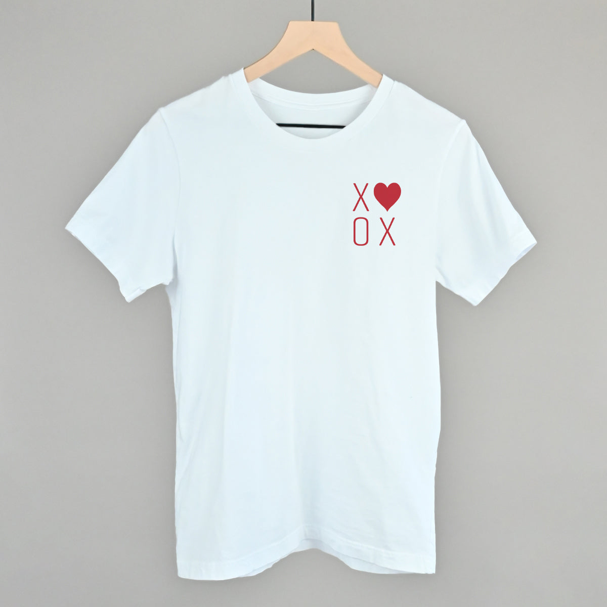 XOXO Heart (Left Chest) T-Shirts, Hoodie, Sweatshirt | RetroVerseTees.com (Image 4)