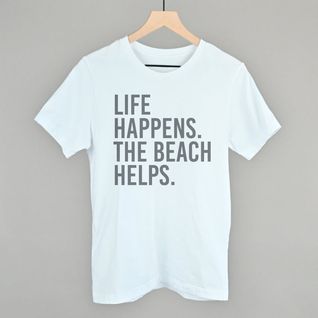 Life Happens. The Beach Helps. T-Shirts, Hoodie, Sweatshirt | RetroVerseTees.com (Image 3)