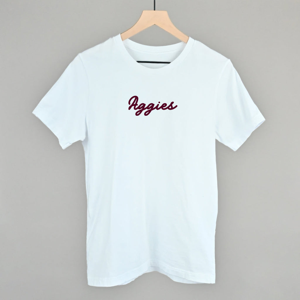 Aggies Script T-Shirts, Hoodie, Sweatshirt | RetroVerseTees.com (Image 1)