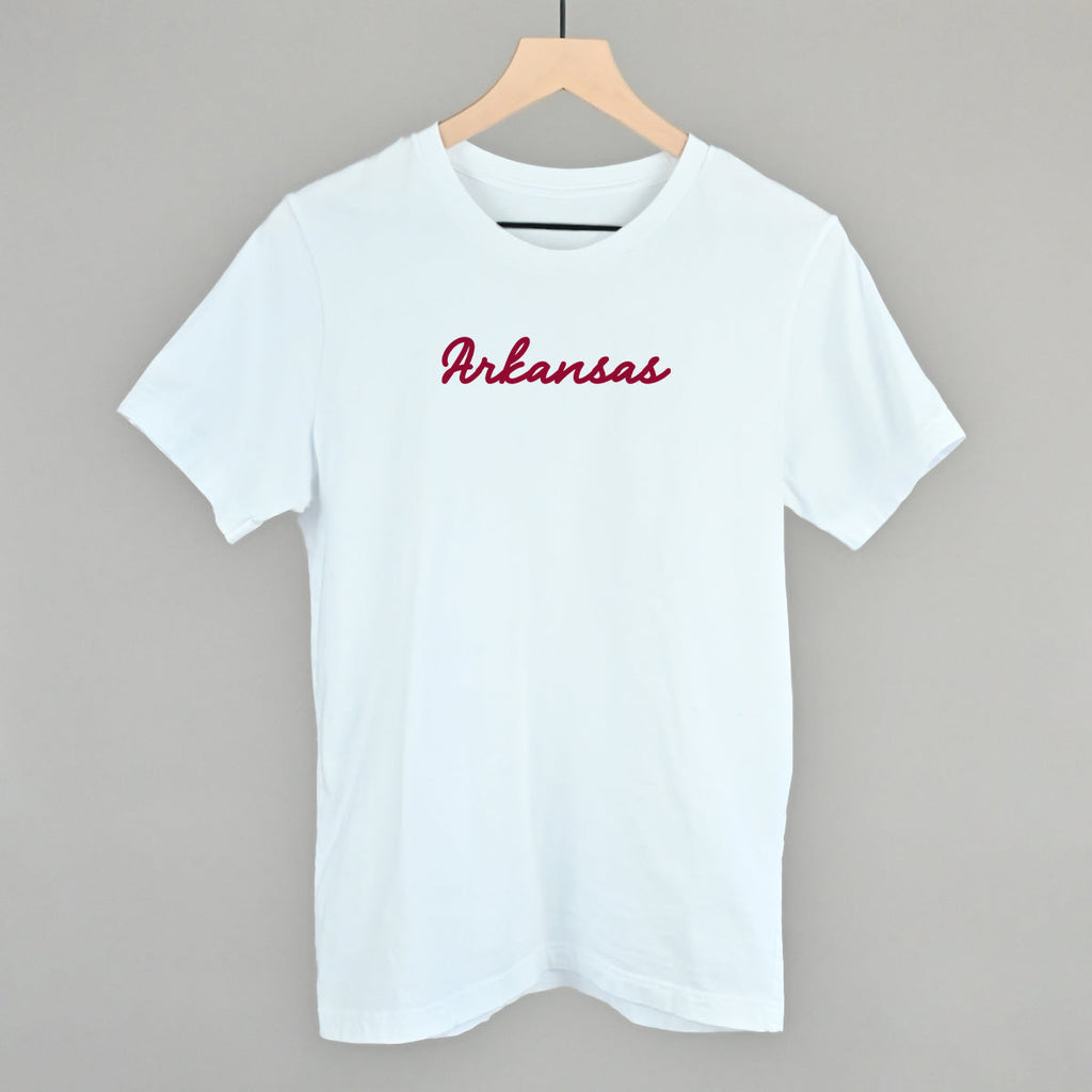 Arkansas Script T-Shirts, Hoodie, Sweatshirt | RetroVerseTees.com (Image 1)