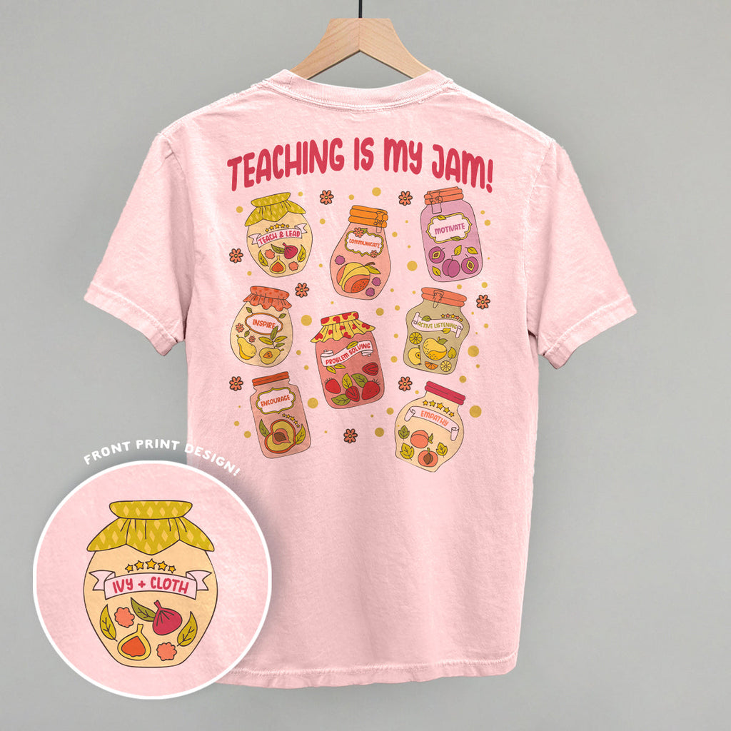 Teaching Is My Jam (Back Print) T-Shirts, Hoodie, Sweatshirt | RetroVerseTees.com (Image 1)