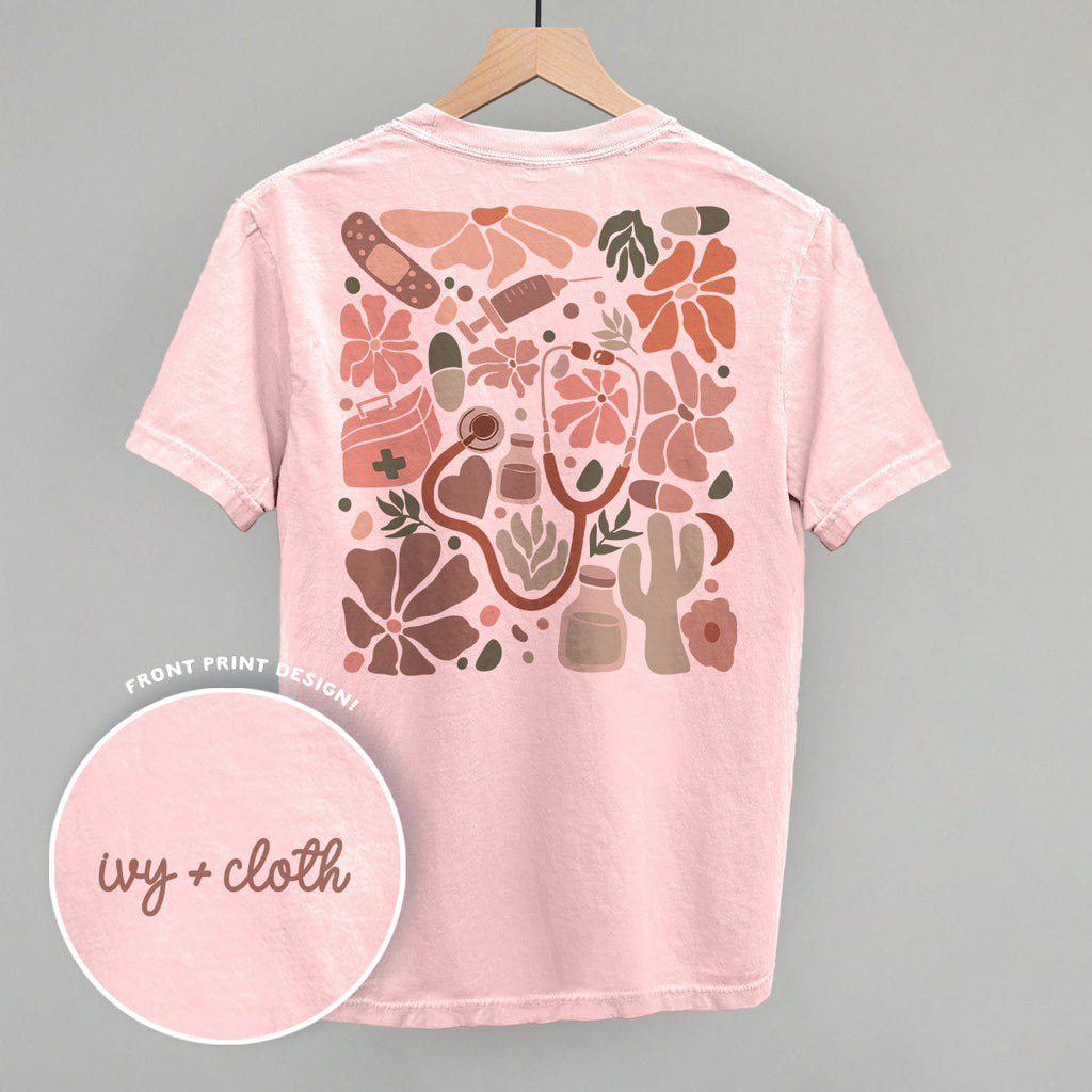 Abstract Neutral Nurse Doodle (Back Print) T-Shirts, Hoodie, Sweatshirt | RetroVerseTees.com (Image 2)