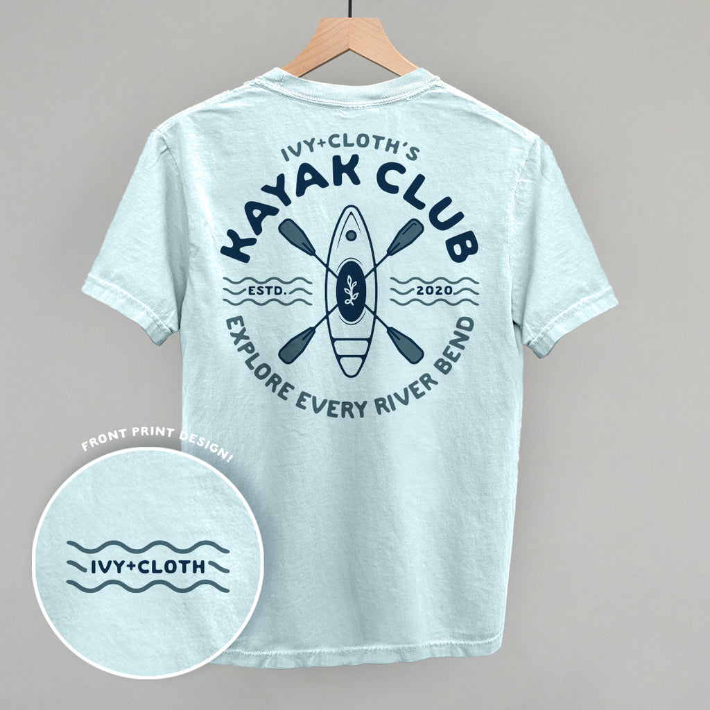 Ivy's Kayak Club (Blue) (Back Print) T-Shirts, Hoodie, Sweatshirt | RetroVerseTees.com (Image 1)