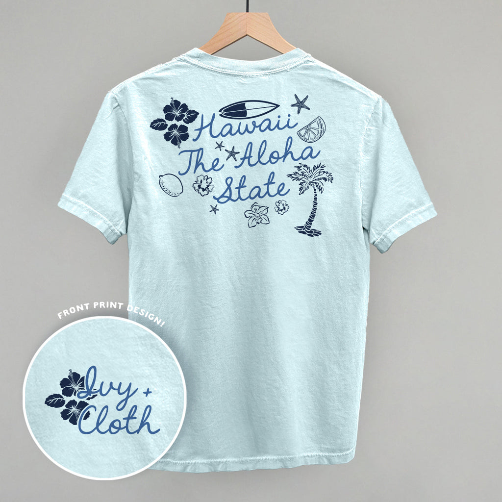The Aloha State (Back Print) T-Shirts, Hoodie, Sweatshirt | RetroVerseTees.com (Image 1)
