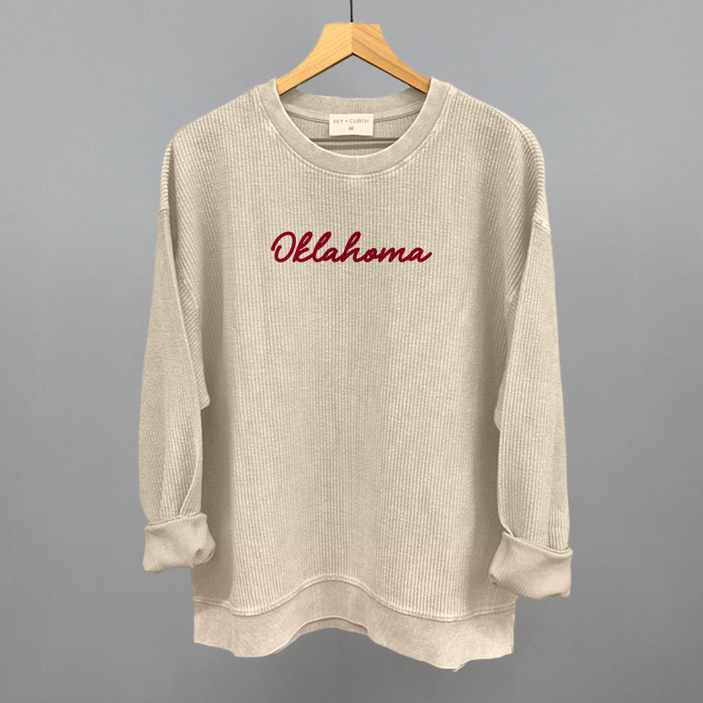 Oklahoma Script T-Shirts, Hoodie, Sweatshirt | RetroVerseTees.com (Image 1)