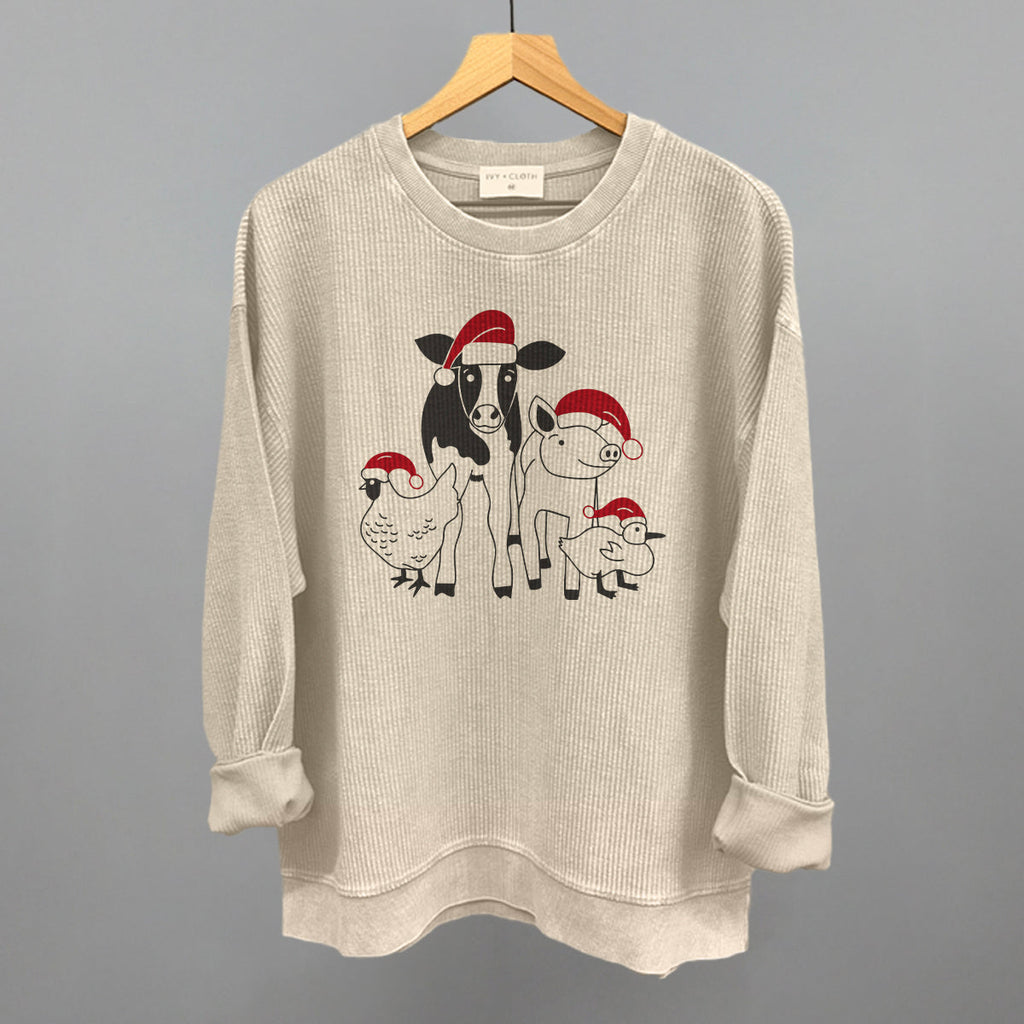 Holiday Farm Animals T-Shirts, Hoodie, Sweatshirt | RetroVerseTees.com (Image 1)