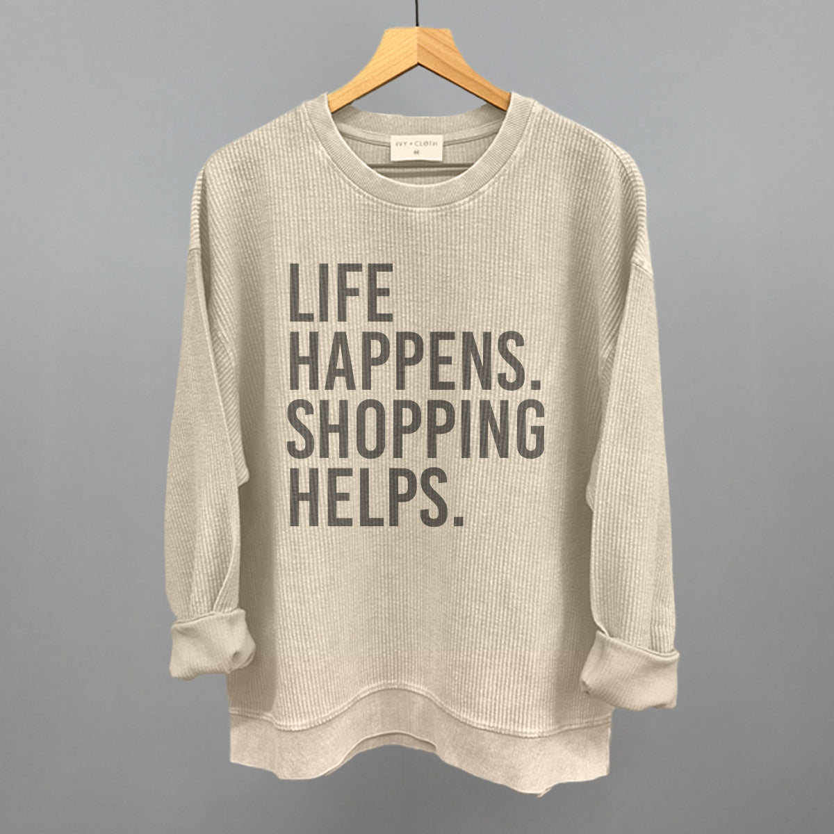 Life Happens. Shopping Helps. T-Shirts, Hoodie, Sweatshirt | RetroVerseTees.com (Image 2)