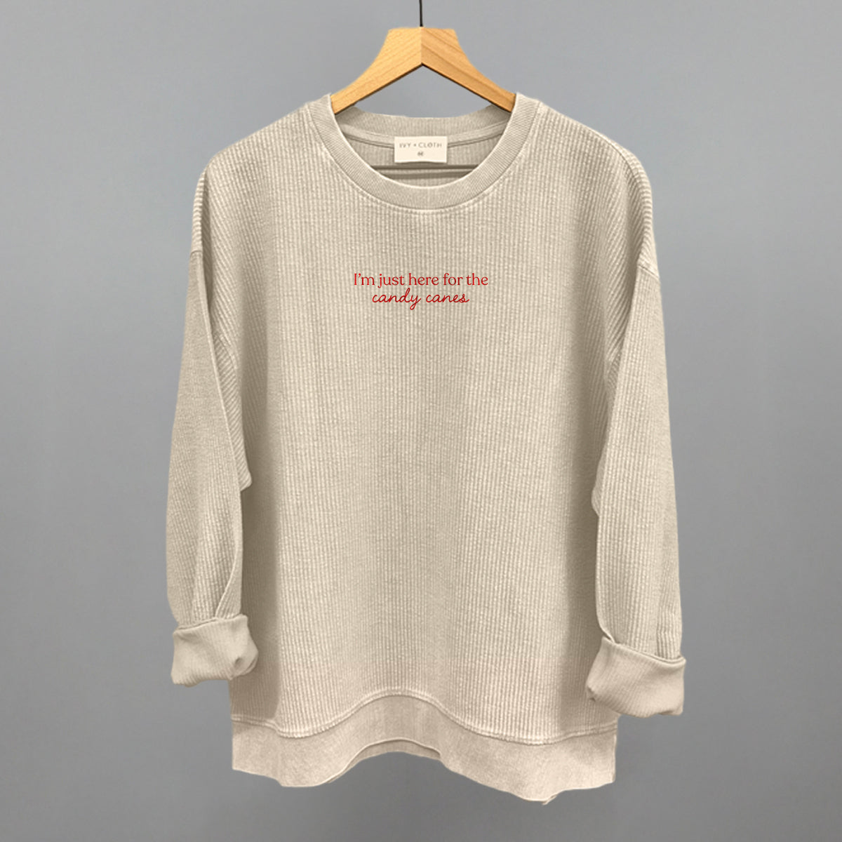 I'm Just Here For The Candy Canes T-Shirts, Hoodie, Sweatshirt | RetroVerseTees.com (Image 1)