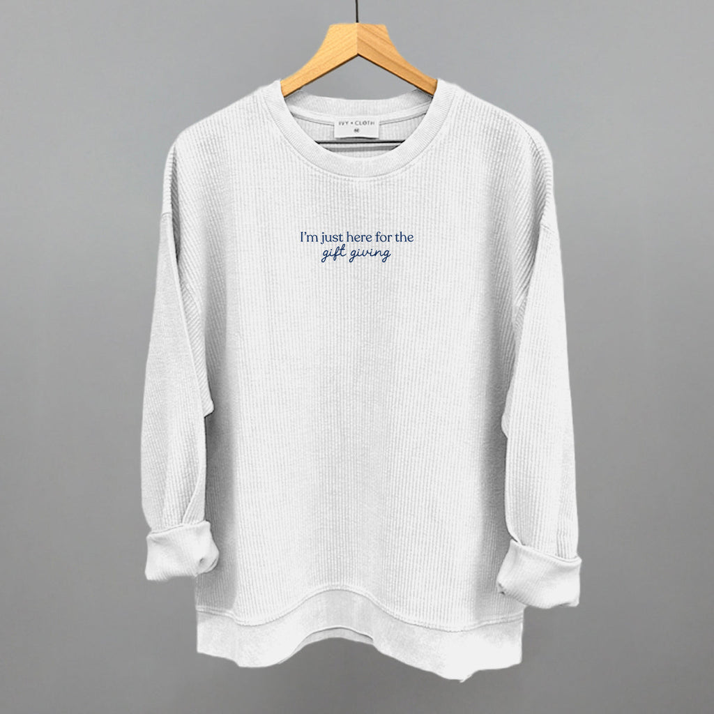 I'm Just Here For The Gift Giving T-Shirts, Hoodie, Sweatshirt | RetroVerseTees.com (Image 1)