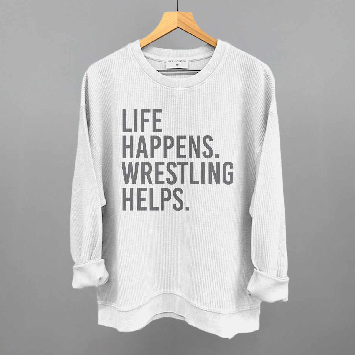 Life Happens Wrestling Helps T-Shirts, Hoodie, Sweatshirt | RetroVerseTees.com (Image 4)