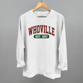 Whoville Collegiate (Red) T-Shirts, Hoodie, Sweatshirt | RetroVerseTees.com (Image 1)