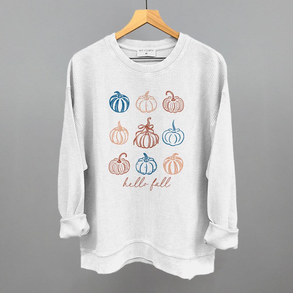 Hello Fall Pumpkin Doodles T-Shirts, Hoodie, Sweatshirt | RetroVerseTees.com (Image 1)