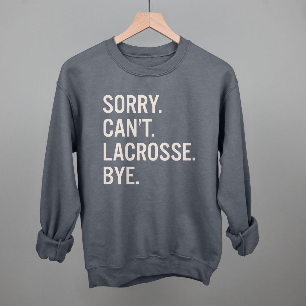 Sorry Can't Lacrosse Bye T-Shirts, Hoodie, Sweatshirt | RetroVerseTees.com (Image 1)