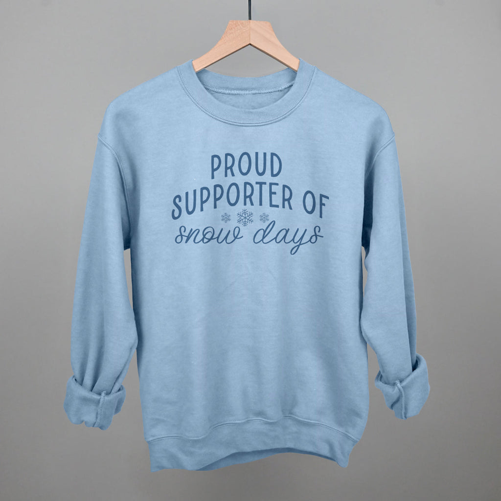 Proud Supporter Of Snow Days T-Shirts, Hoodie, Sweatshirt | RetroVerseTees.com (Image 1)