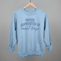 Proud Supporter Of Snow Days T-Shirts, Hoodie, Sweatshirt | RetroVerseTees.com (Image 1)
