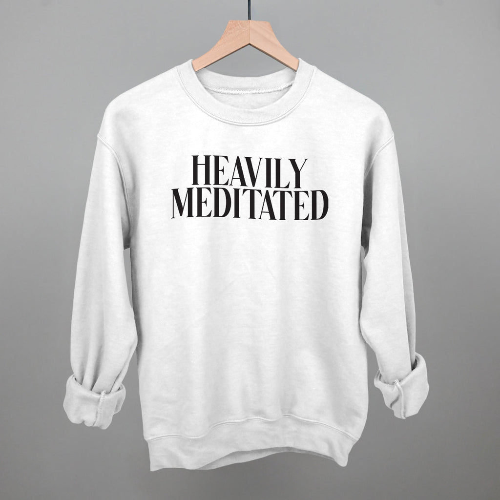 Heavily Meditated T-Shirts, Hoodie, Sweatshirt | RetroVerseTees.com (Image 1)