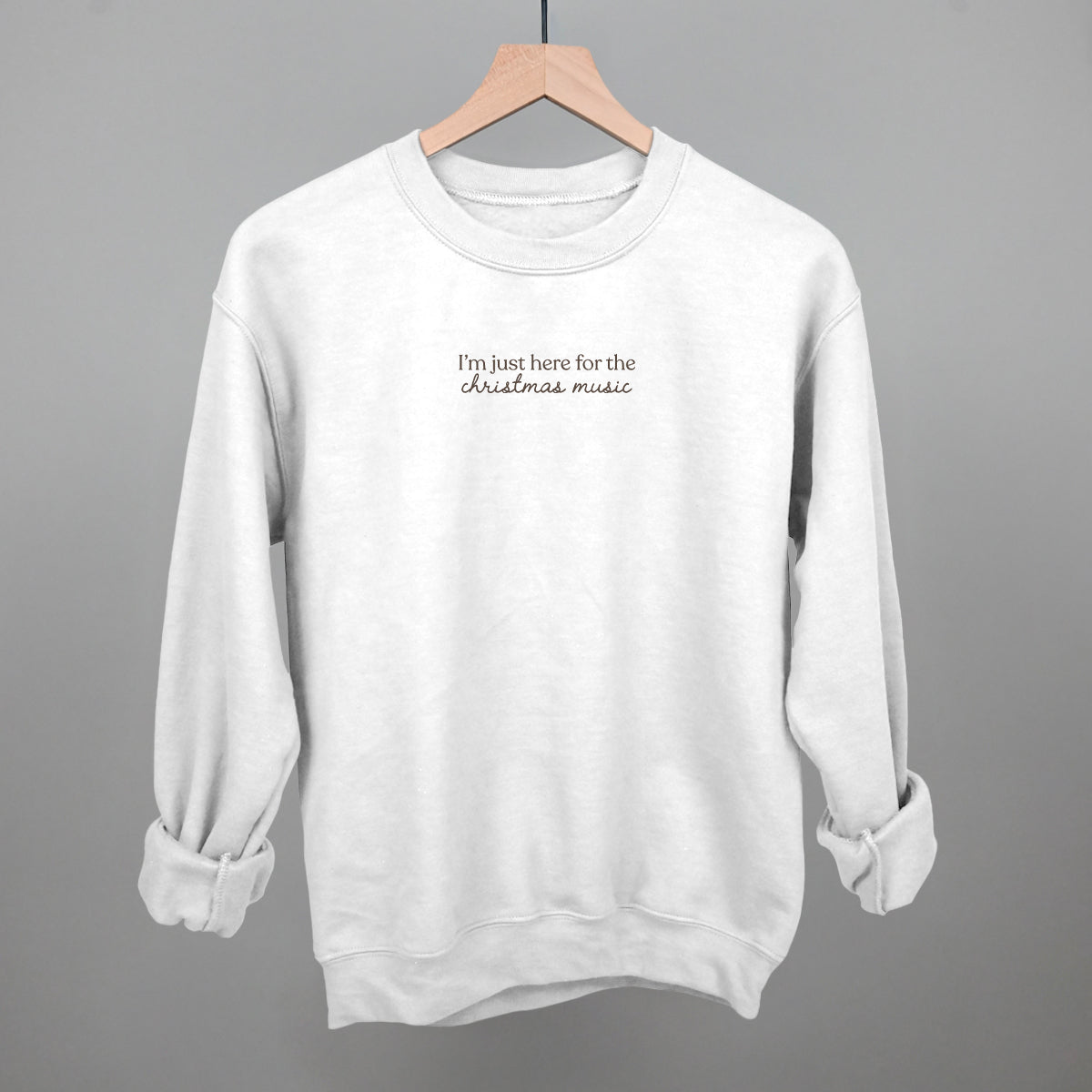 I'm Just Here For The Christmas Music T-Shirts, Hoodie, Sweatshirt | RetroVerseTees.com (Image 1)