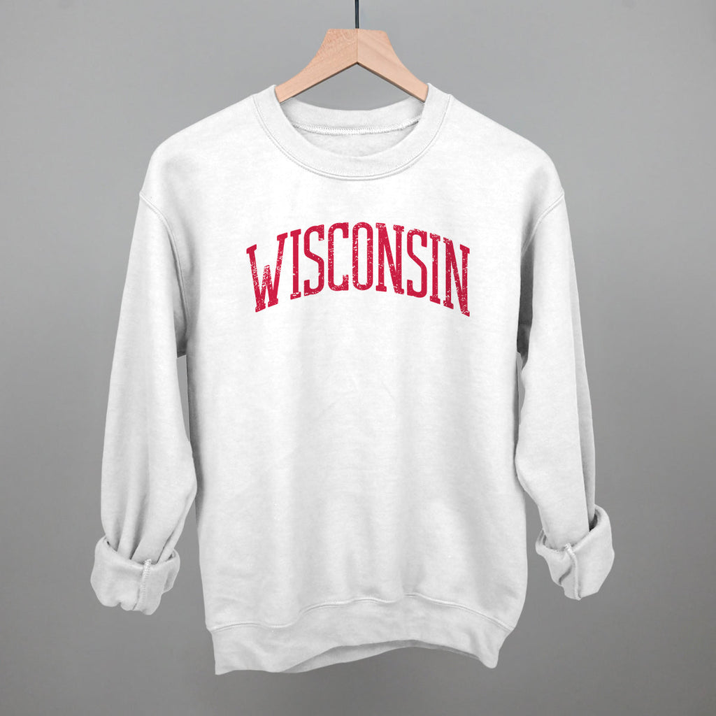 Wisconsin Arch T-Shirts, Hoodie, Sweatshirt | RetroVerseTees.com (Image 1)