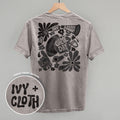 Floral Game Day Black (Back Print) T-Shirts, Hoodie, Sweatshirt | RetroVerseTees.com (Image 1)