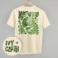 Floral Game Day Green (Back Print) T-Shirts, Hoodie, Sweatshirt | RetroVerseTees.com (Image 1)