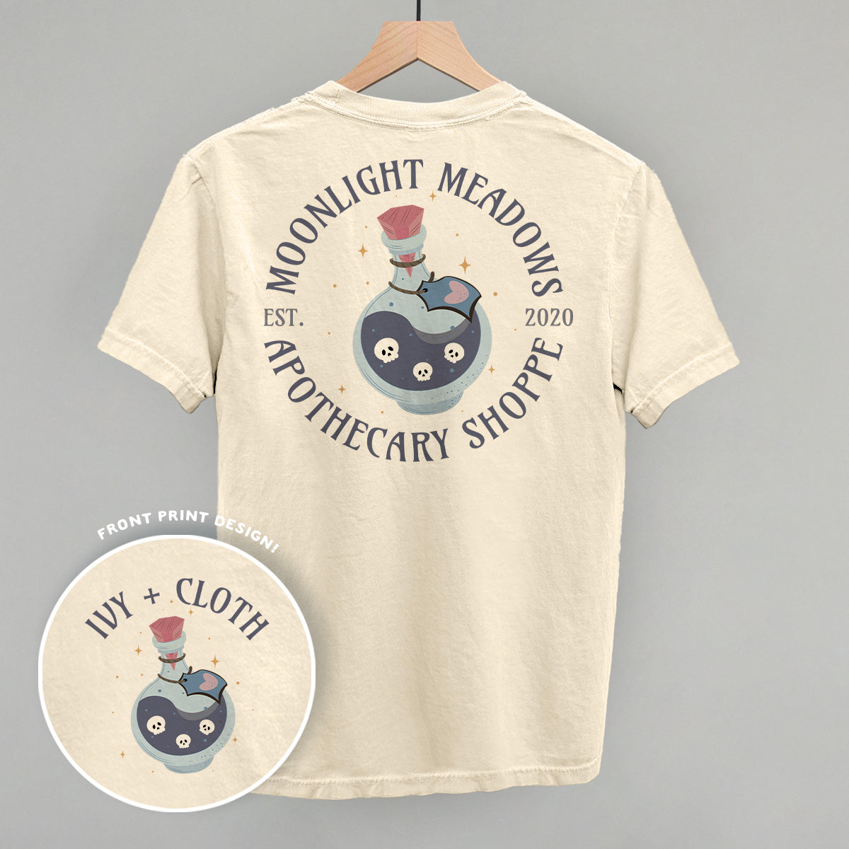 Moonlight Meadows Apothecary Shoppe (Back Print) T-Shirts, Hoodie, Sweatshirt | RetroVerseTees.com (Image 2)