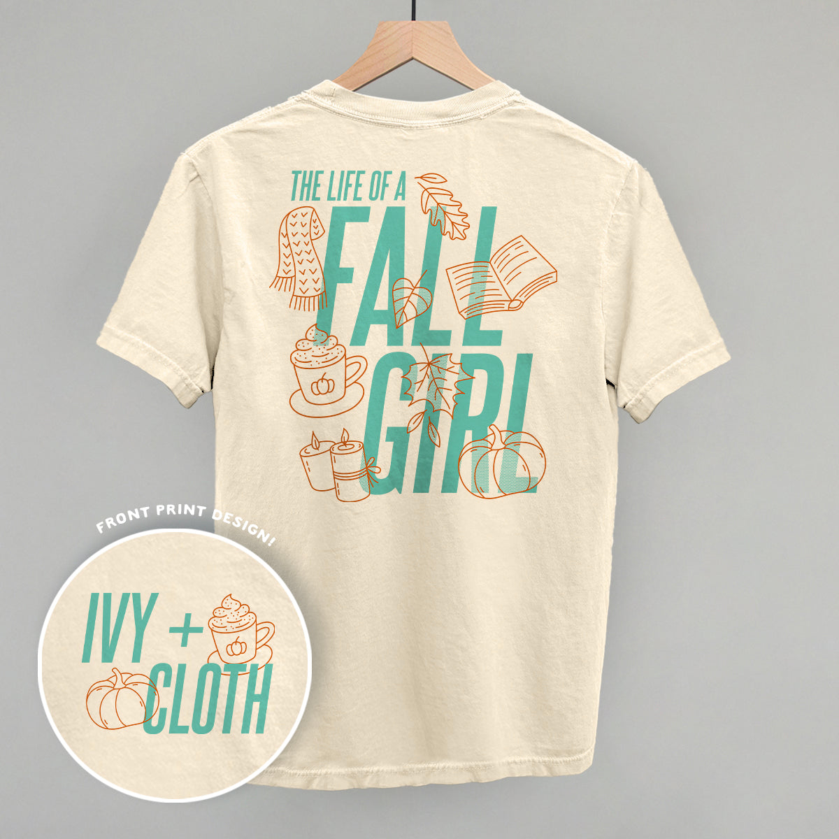 The Life Of A Fall Girl (Back Print) T-Shirts, Hoodie, Sweatshirt | RetroVerseTees.com (Image 1)