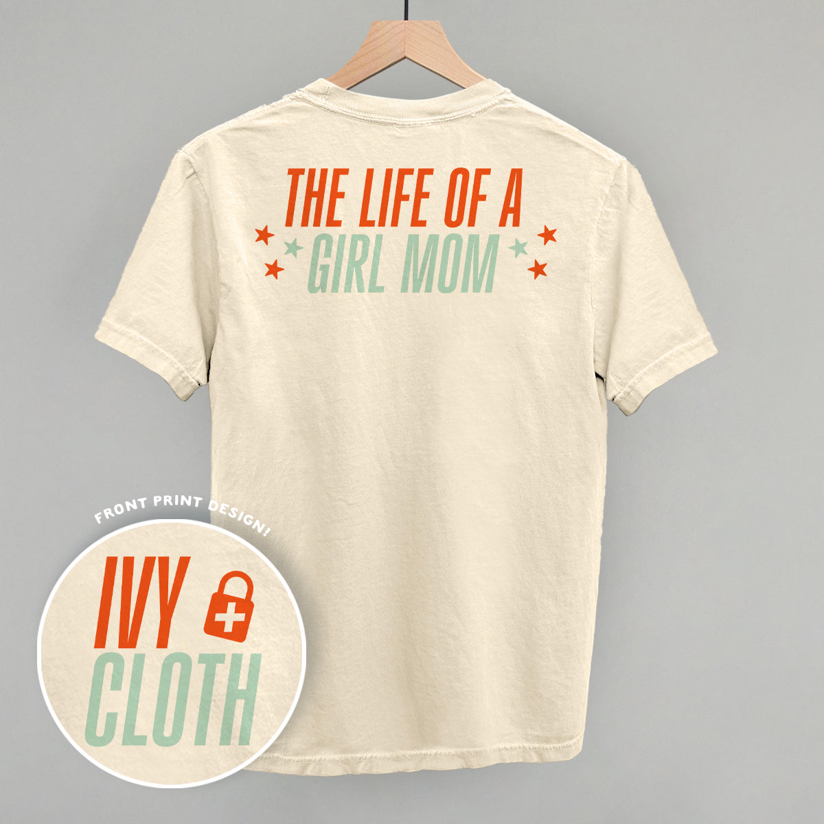 The Life Of A Girl Mom (Back Print) T-Shirts, Hoodie, Sweatshirt | RetroVerseTees.com (Image 2)
