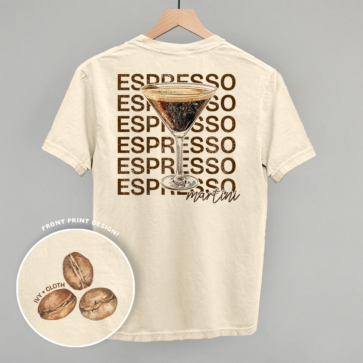 Espresso Martini (Back Print) T-Shirts, Hoodie, Sweatshirt | RetroVerseTees.com (Image 1)