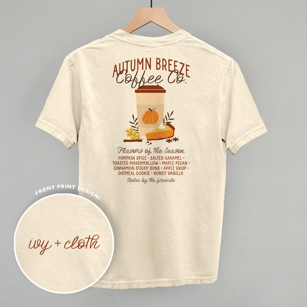 Autumn Breeze Coffee Co. (Back Print) T-Shirts, Hoodie, Sweatshirt | RetroVerseTees.com (Image 1)