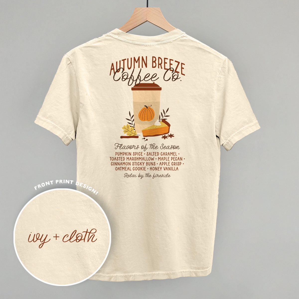 Autumn Breeze Coffee Co. (Back Print) T-Shirts, Hoodie, Sweatshirt | RetroVerseTees.com (Image 1)