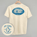 Detroit Football (Back Print) T-Shirts, Hoodie, Sweatshirt | RetroVerseTees.com (Image 1)