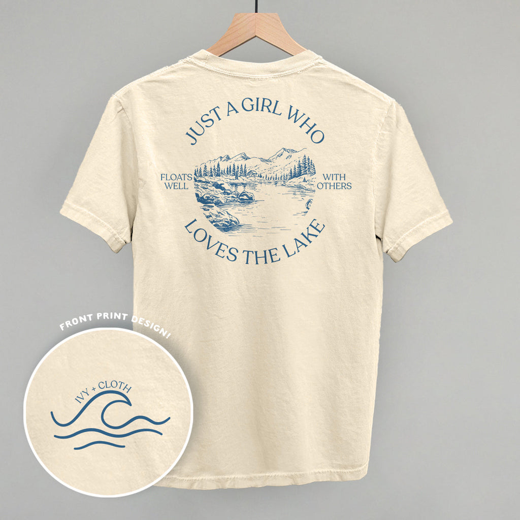 Just A Girl Who Loves The Lake (Back Print) T-Shirts, Hoodie, Sweatshirt | RetroVerseTees.com (Image 5)