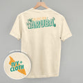 Greetings From Aruba (Back Print) T-Shirts, Hoodie, Sweatshirt | RetroVerseTees.com (Image 1)