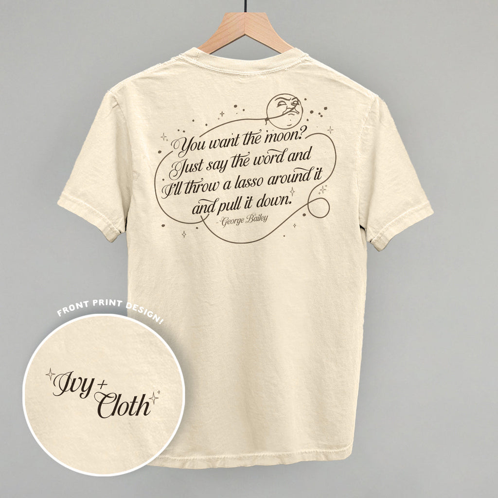 Lasso The Moon (Back Print) T-Shirts, Hoodie, Sweatshirt | RetroVerseTees.com (Image 1)