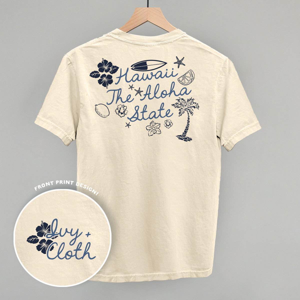 The Aloha State (Back Print) T-Shirts, Hoodie, Sweatshirt | RetroVerseTees.com (Image 2)