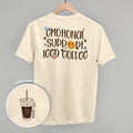 Emotional Support Iced Coffee (Back Print) T-Shirts, Hoodie, Sweatshirt | RetroVerseTees.com (Image 1)