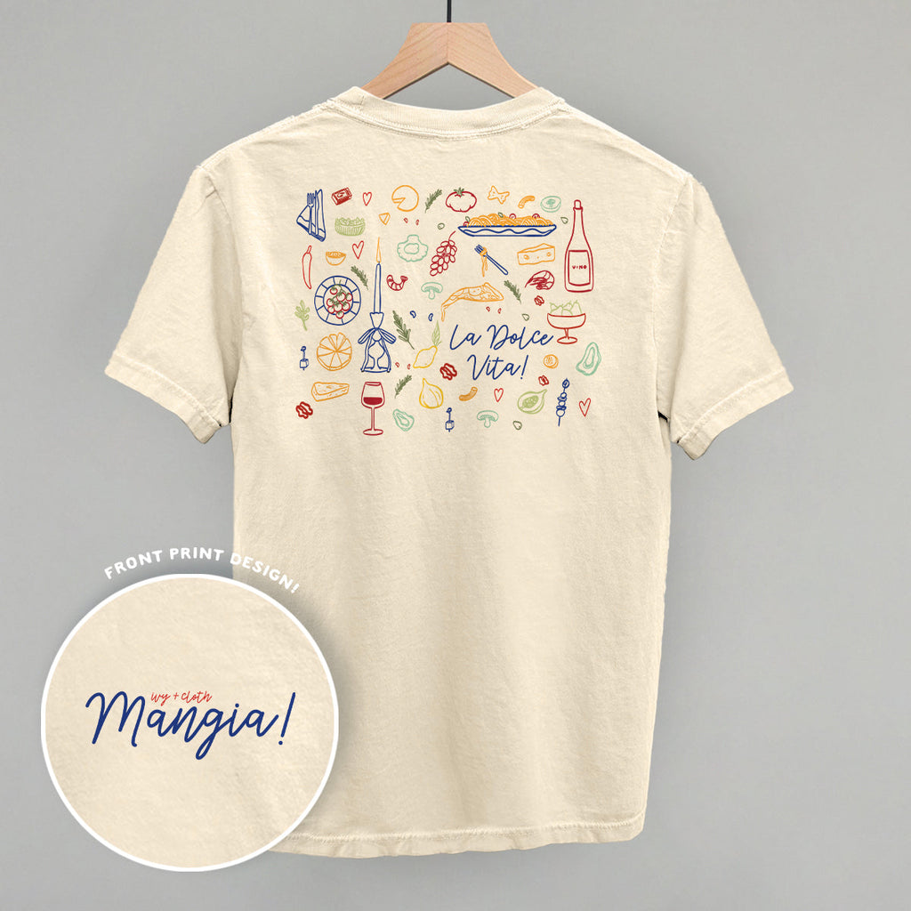 Italian Doodles (Back Print) T-Shirts, Hoodie, Sweatshirt | RetroVerseTees.com (Image 3)