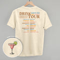 Drink Around The World Tour (Back Print) T-Shirts, Hoodie, Sweatshirt | RetroVerseTees.com (Image 1)