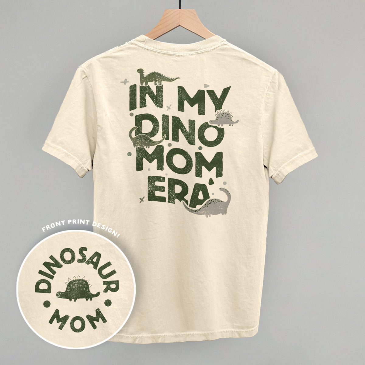 In My Dino Mom Era (Back Print) T-Shirts, Hoodie, Sweatshirt | RetroVerseTees.com (Image 3)