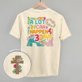 A Lot Can Happen In 3 Days (Back Print) T-Shirts, Hoodie, Sweatshirt | RetroVerseTees.com (Image 1)