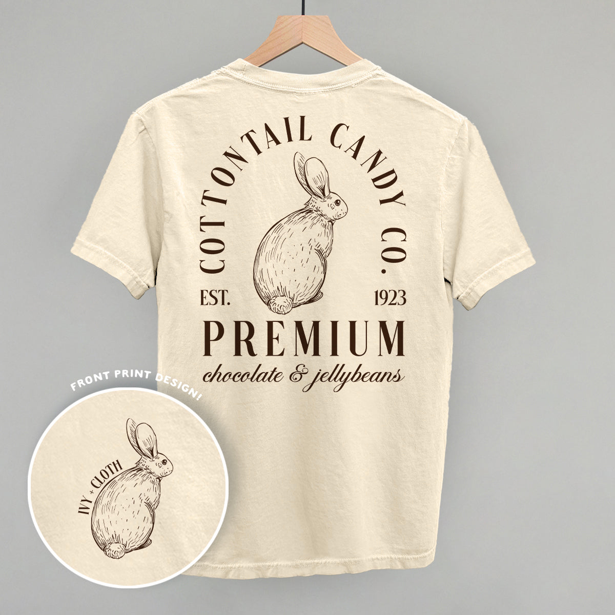 Cottontail Candy Co. (Back Print) T-Shirts, Hoodie, Sweatshirt | RetroVerseTees.com (Image 1)