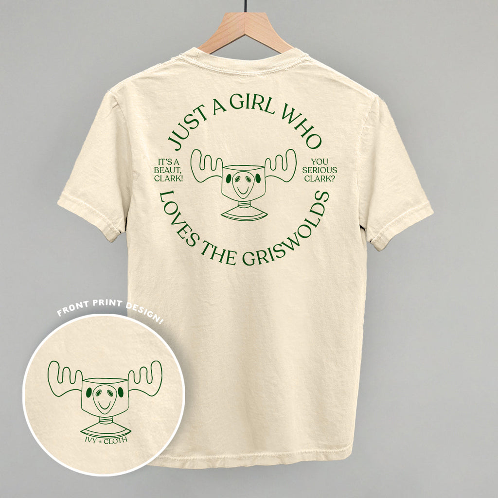 Just A Girl Who Loves The Griswolds (Back Print) T-Shirts, Hoodie, Sweatshirt | RetroVerseTees.com (Image 4)
