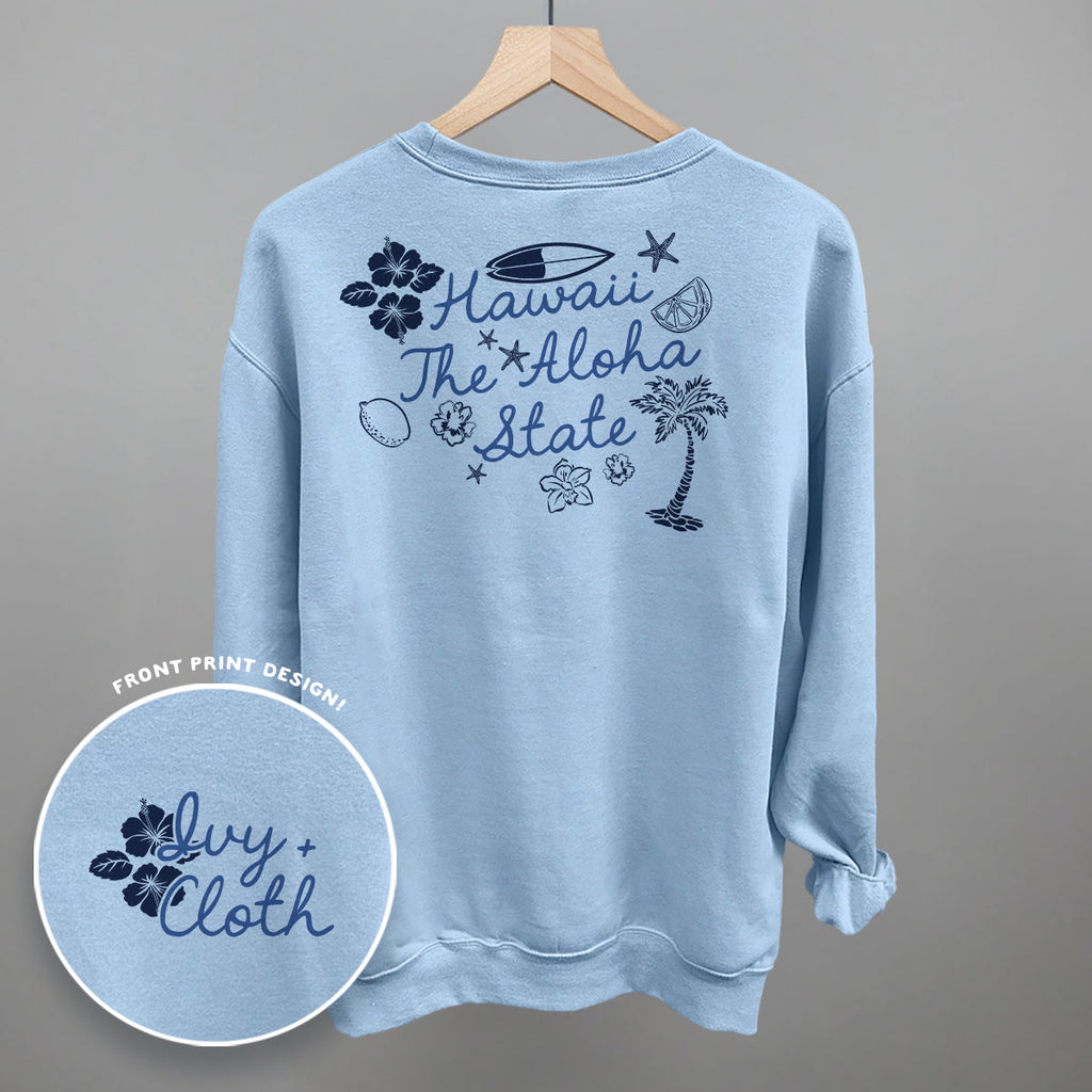 The Aloha State (Back Print) T-Shirts, Hoodie, Sweatshirt | RetroVerseTees.com (Image 4)