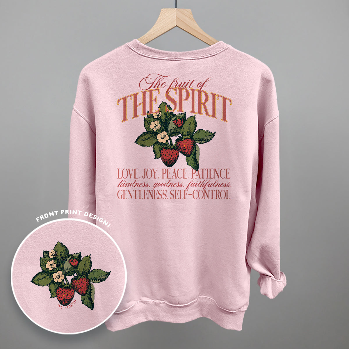 The Fruit Of The Spirit (Back Print) T-Shirts, Hoodie, Sweatshirt | RetroVerseTees.com (Image 4)