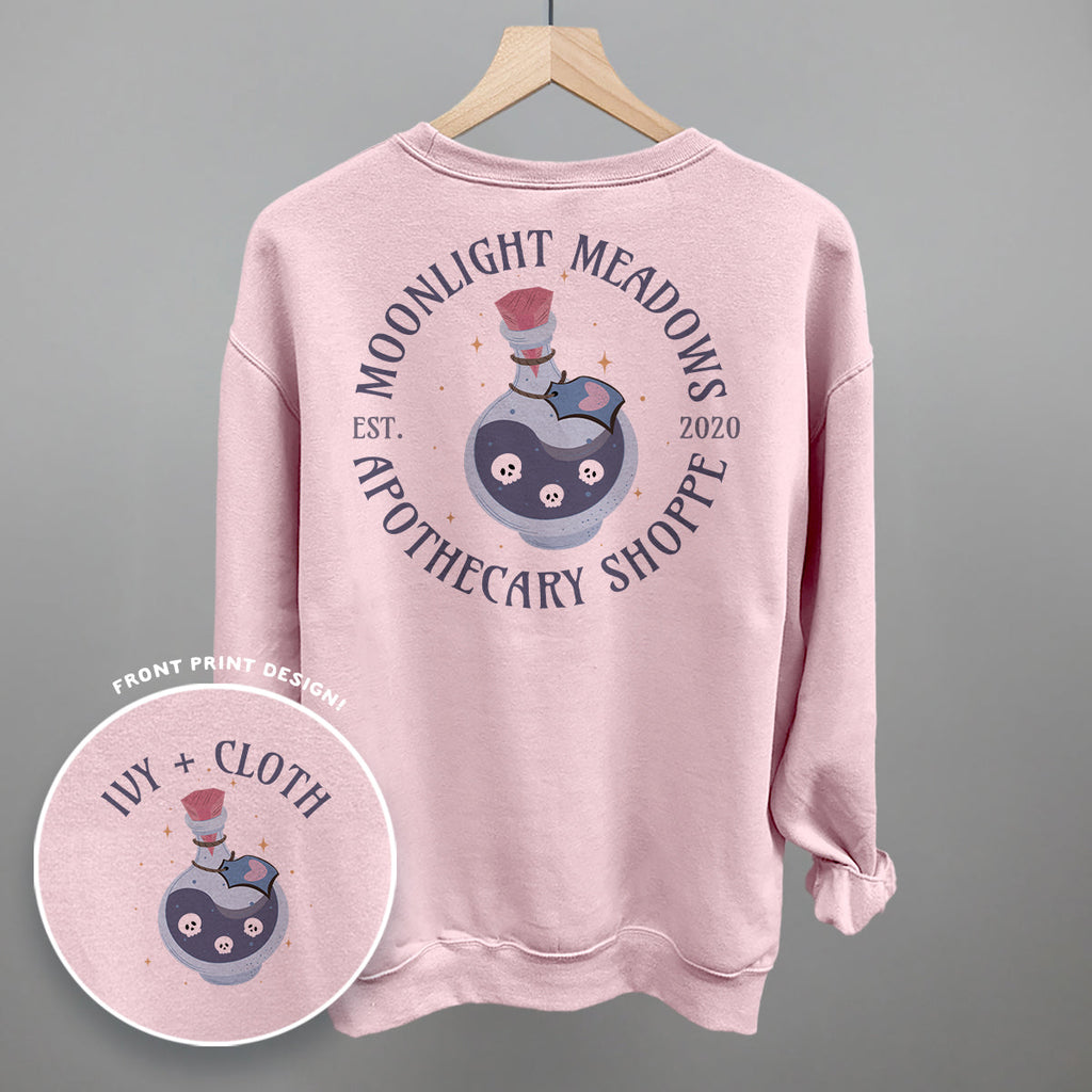 Moonlight Meadows Apothecary Shoppe (Back Print) T-Shirts, Hoodie, Sweatshirt | RetroVerseTees.com (Image 5)