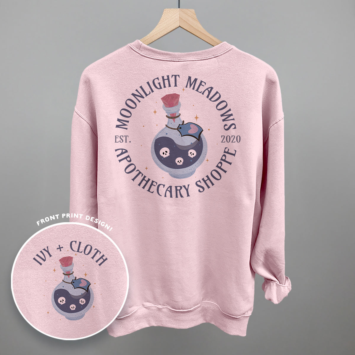 Moonlight Meadows Apothecary Shoppe (Back Print) T-Shirts, Hoodie, Sweatshirt | RetroVerseTees.com (Image 5)