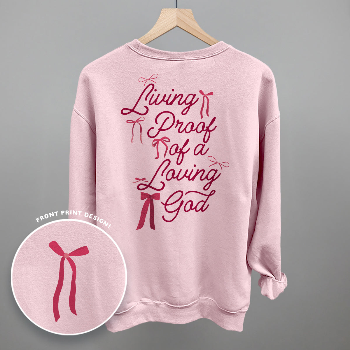 Living Proof Of A Loving God Back Print T-Shirts, Hoodie, Sweatshirt | RetroVerseTees.com (Image 4)