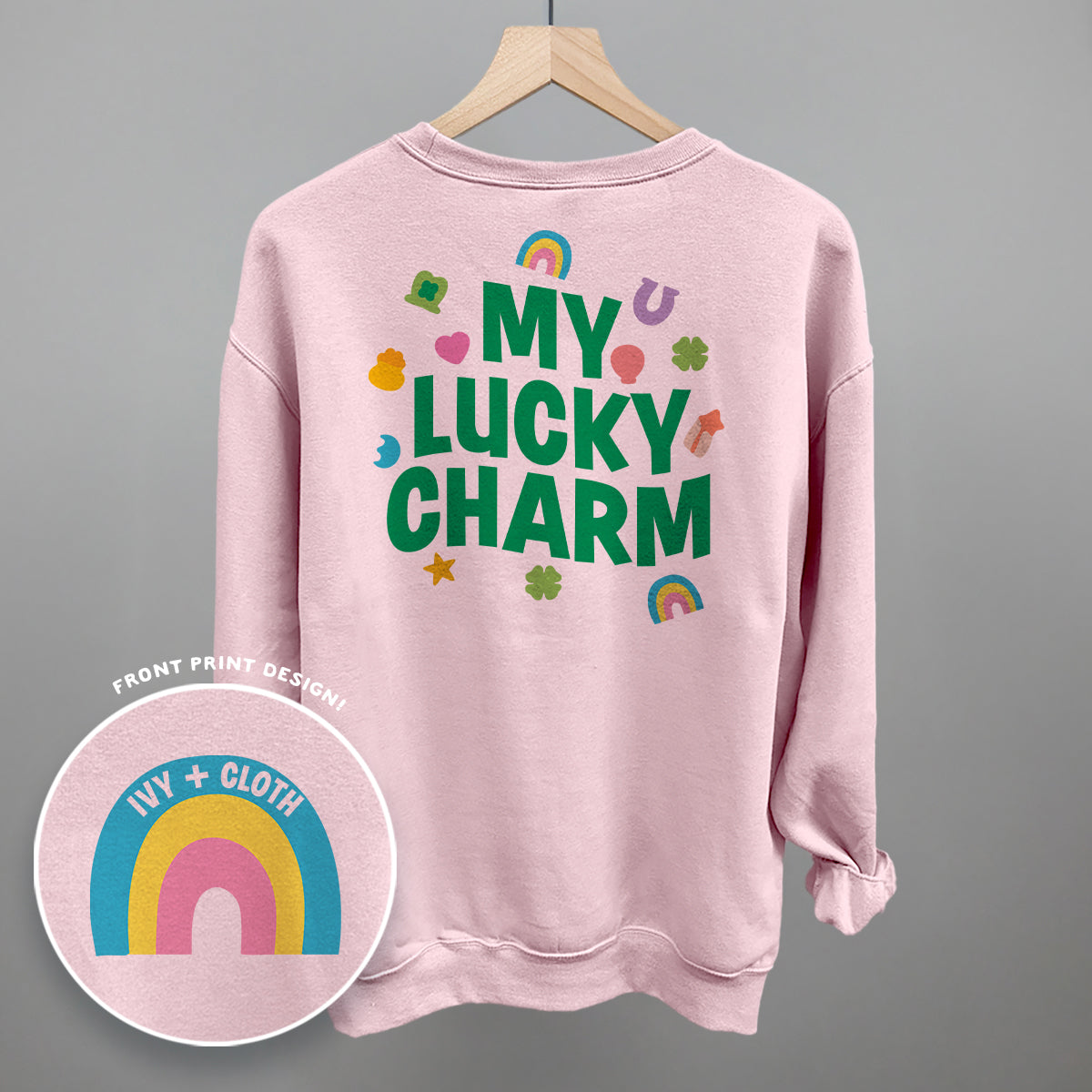 My Lucky Charm (Back Print) T-Shirts, Hoodie, Sweatshirt | RetroVerseTees.com (Image 4)