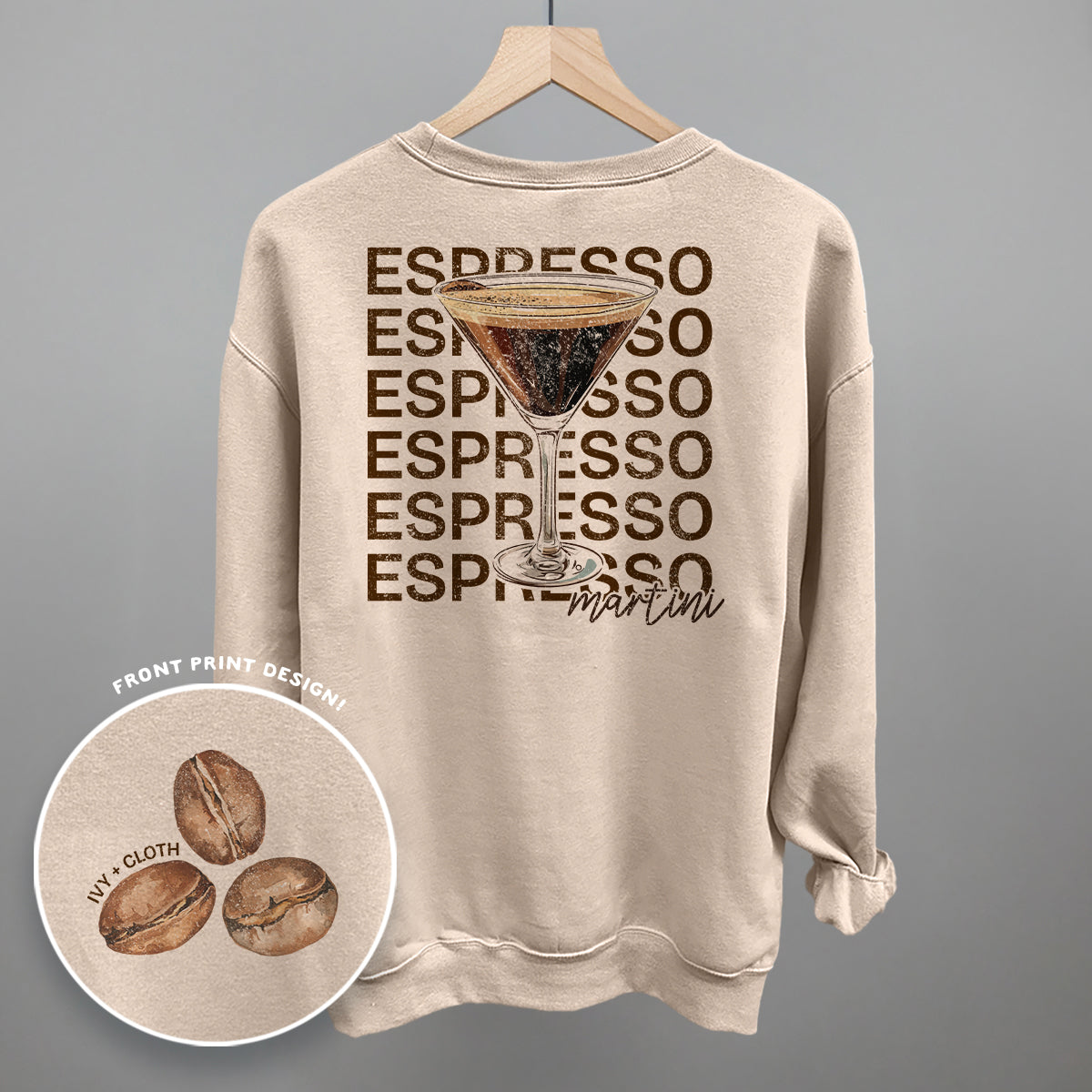 Espresso Martini (Back Print) T-Shirts, Hoodie, Sweatshirt | RetroVerseTees.com (Image 3)
